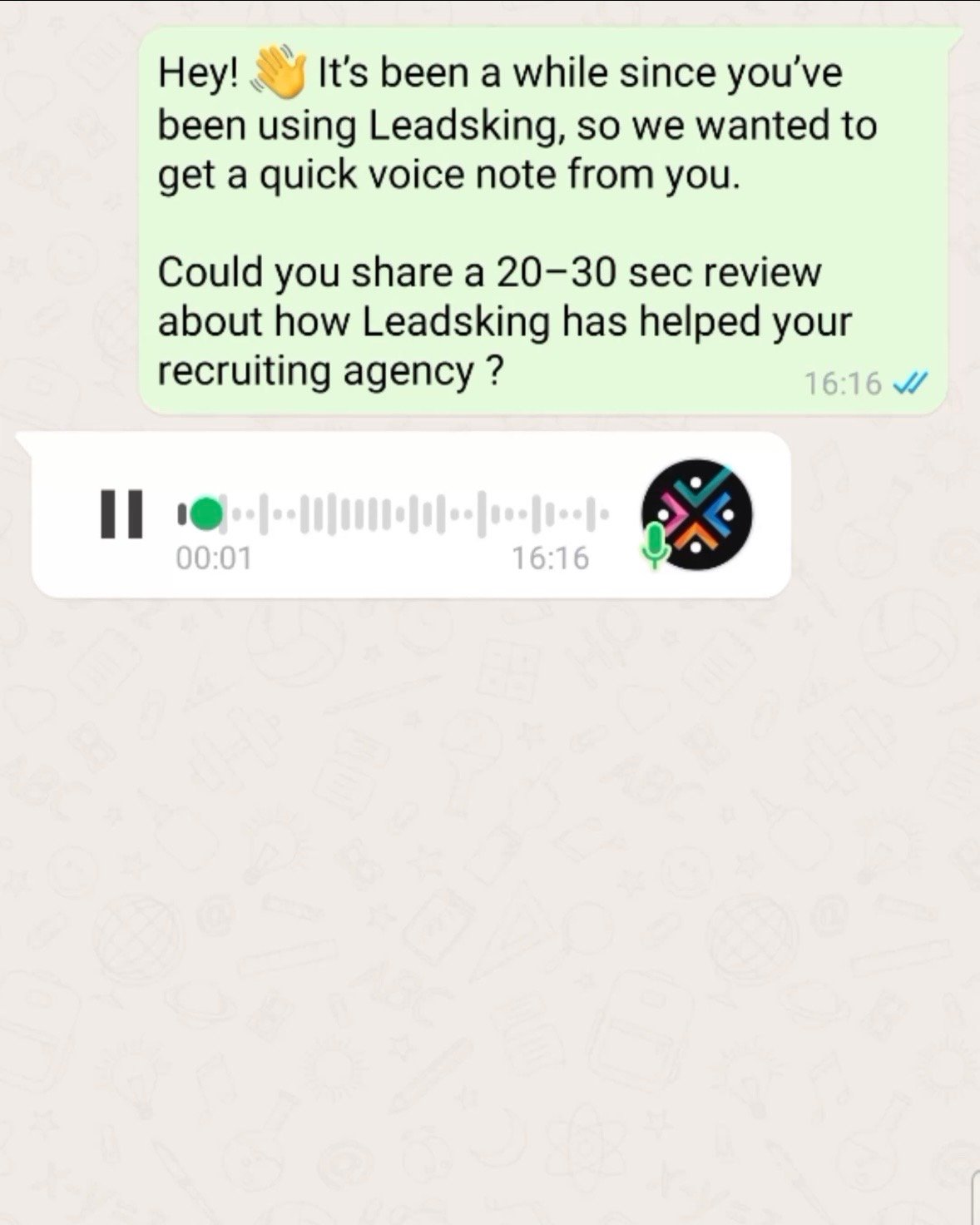 Leadsking customer testimonial